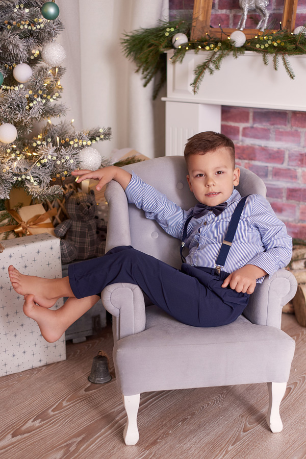 oryginalna mini sesja świąteczna zimowa w studio w Częstochowie Fleszkastudio