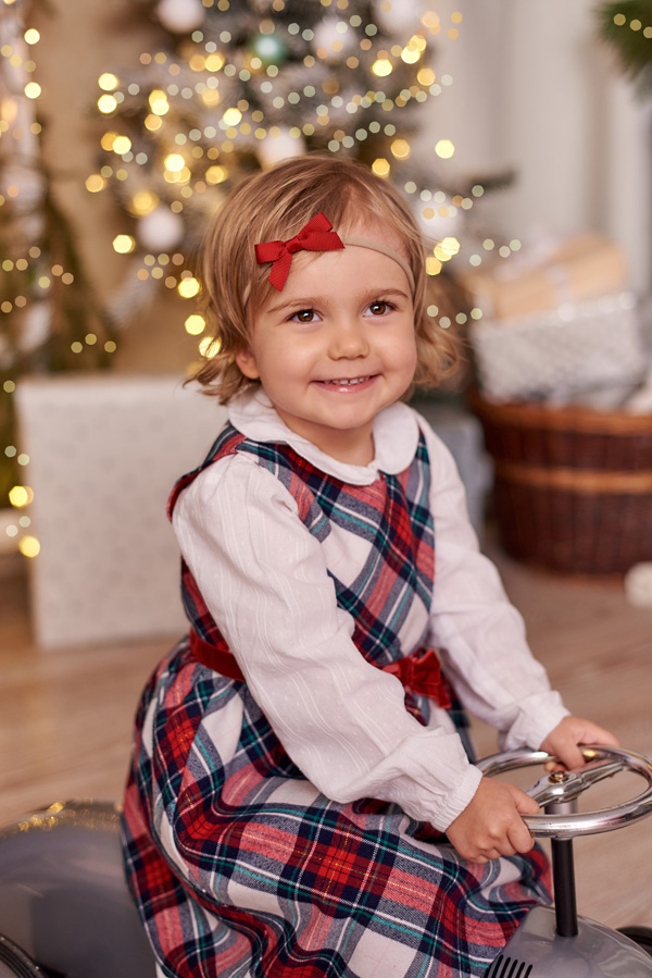 oryginalna mini sesja świąteczna zimowa w studio w Częstochowie Fleszkastudio