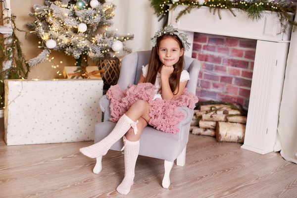 oryginalna mini sesja świąteczna zimowa w studio w Częstochowie Fleszkastudio