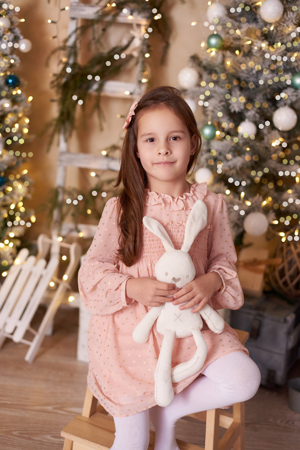 oryginalna mini sesja świąteczna zimowa w studio w Częstochowie Fleszkastudio